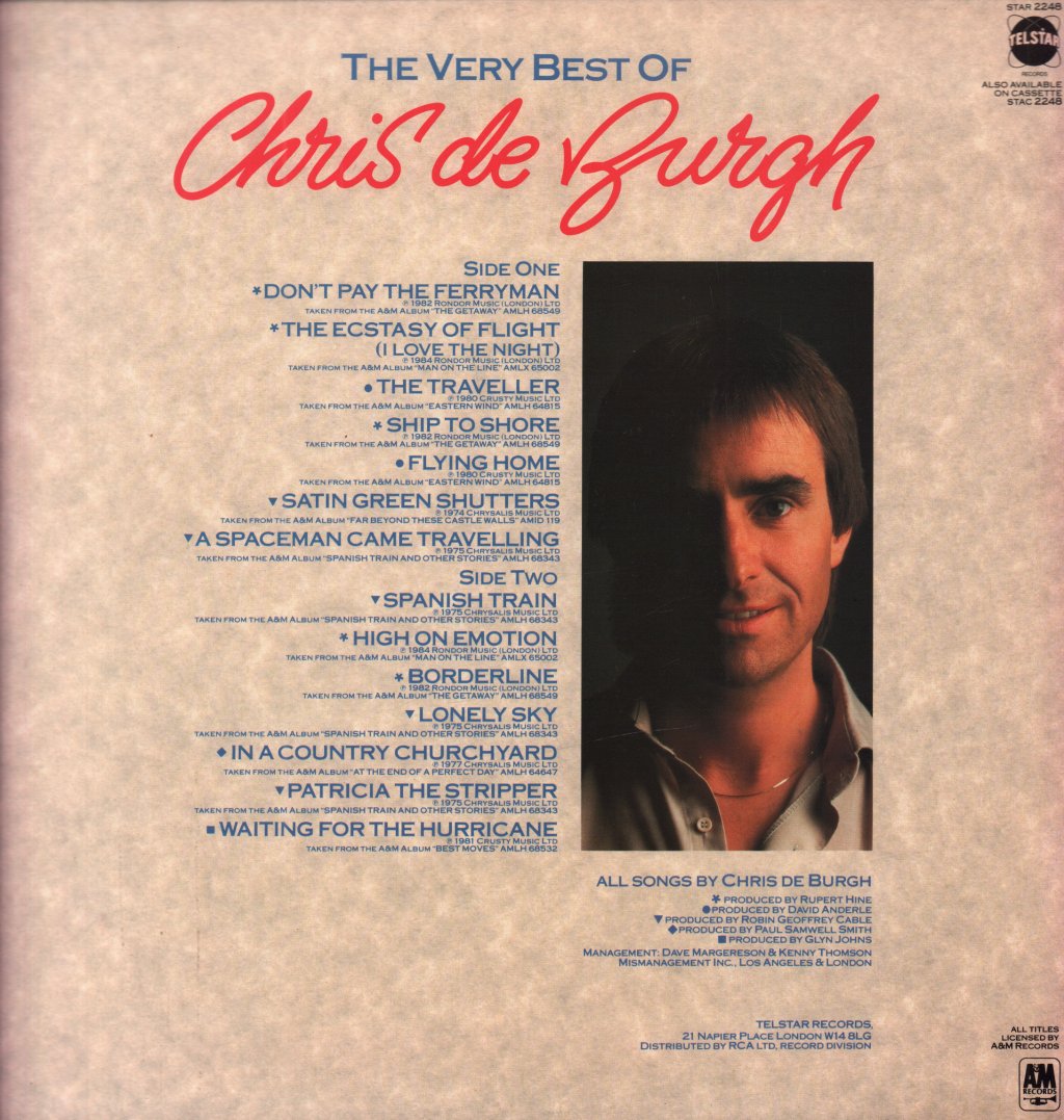 Chris De Burgh - Very Best Of - Lp