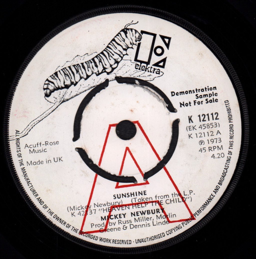 Mickey Newbury - Sunshine - 7 Inch