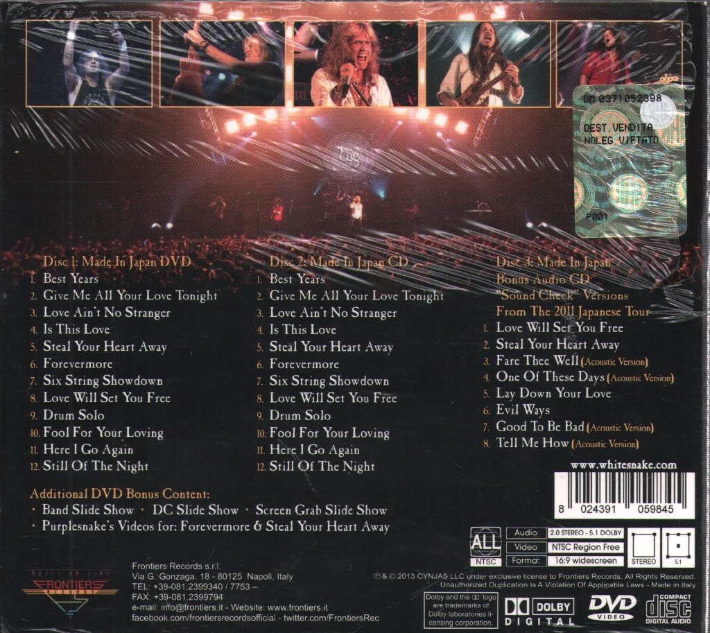 Whitesnake - Made In Japan - Cd Set