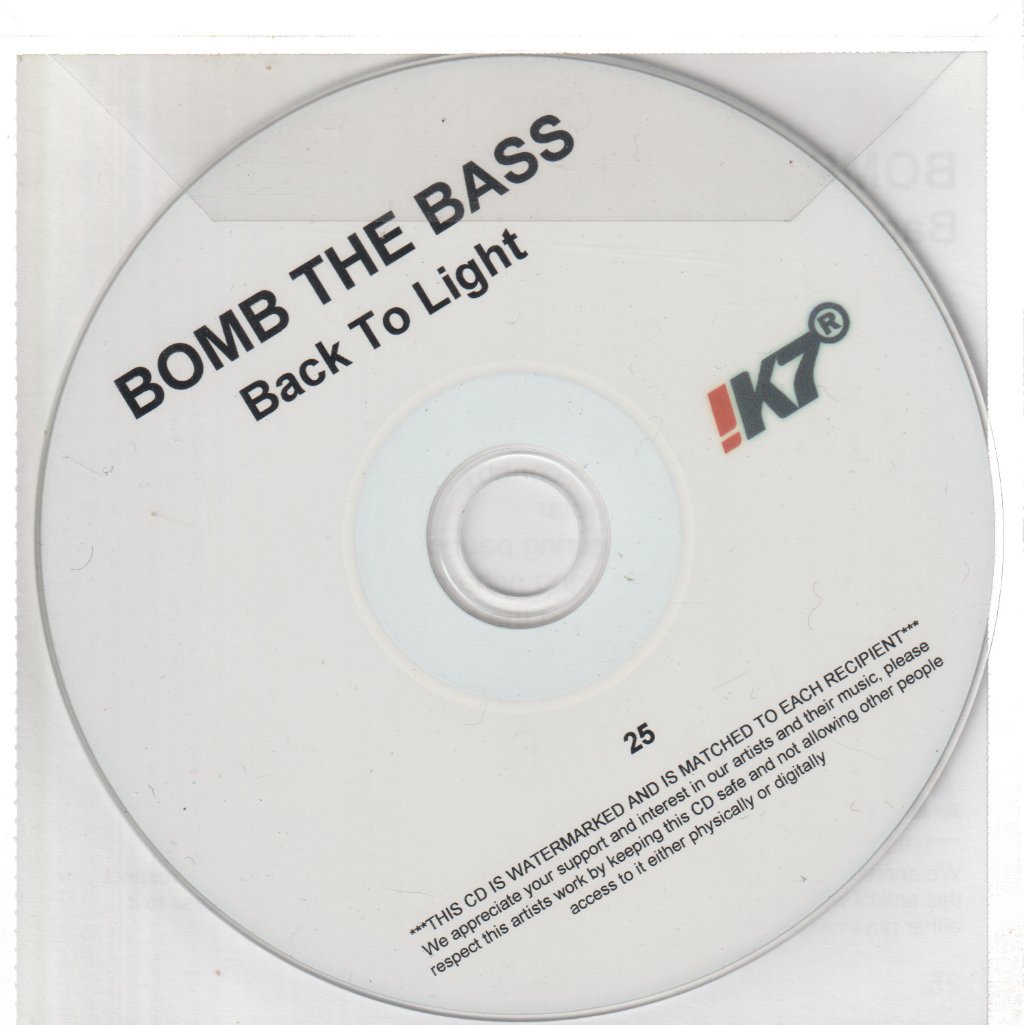 Bomb The Bass - Back To Light - Cdr