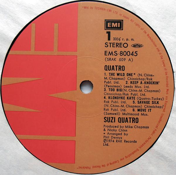 Suzi Quatro - Quatro - Lp