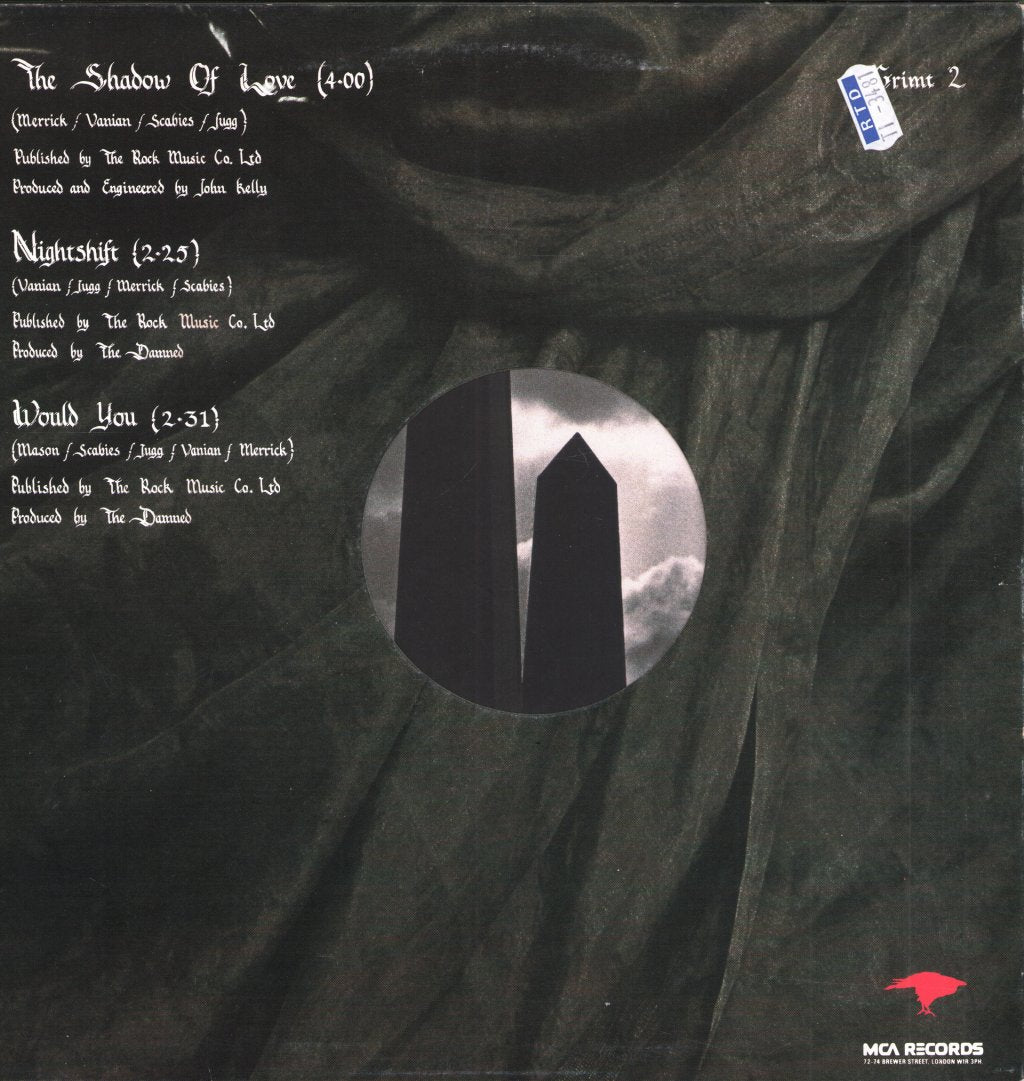 Damned (Punk) - Shadow Of Love - 12 Inch