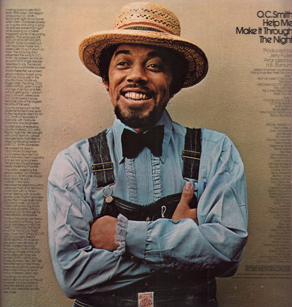 O.c.smith - Help Me Make It Through The Night - Lp