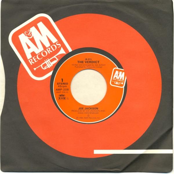 Joe Jackson - Verdict - 7 Inch