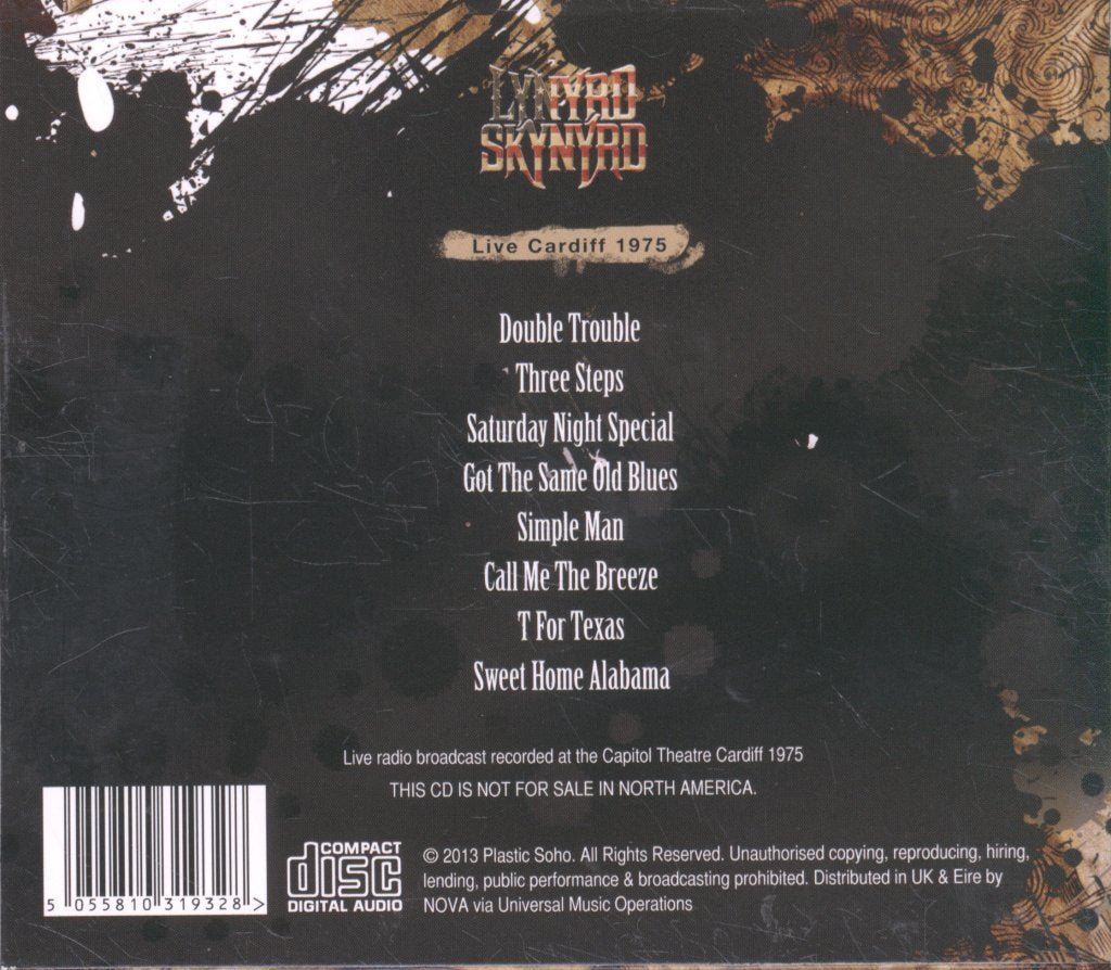 Lynyrd Skynyrd - Live In Cardiff 1975 - Cd