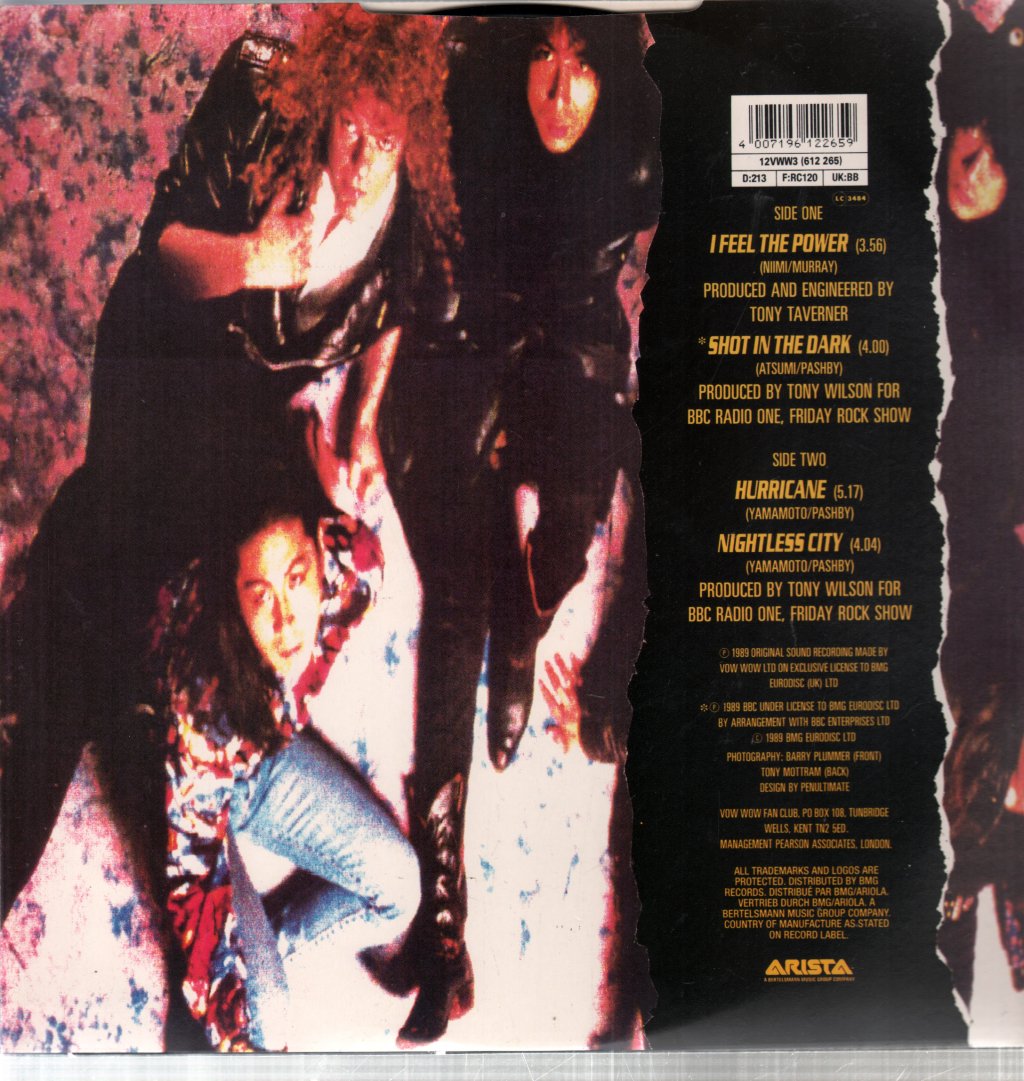 Vow Wow - I Feel The Power - 12 Inch