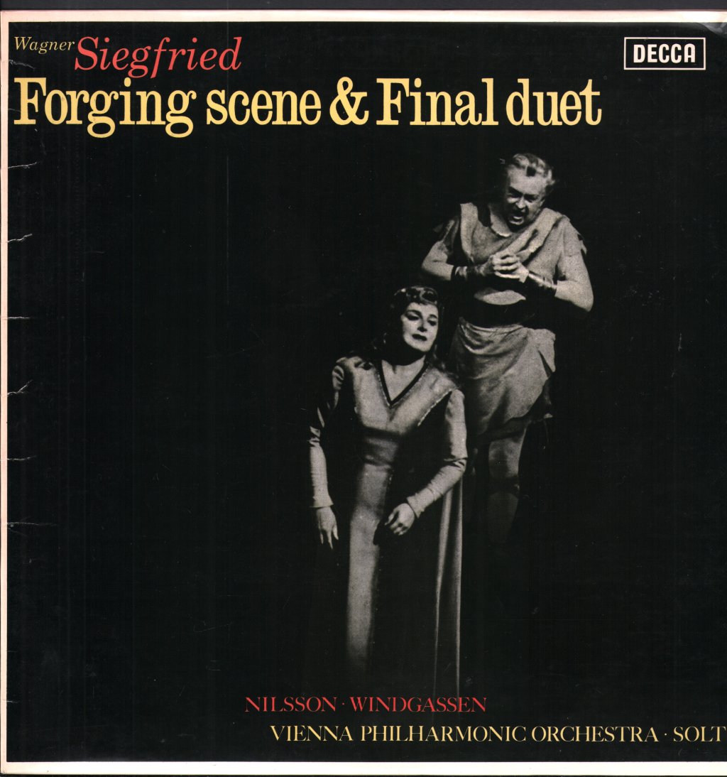 Birgit Nilsson / Wolfgang Windgassen / Vienna Philharmonic Orchestra / Georg Solti - Wagner - Siegfried - Forging Scene & Final Duet - Lp