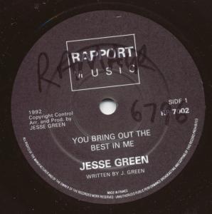 Jesse Green - You Bring Out The Best In Me - 7 Inch