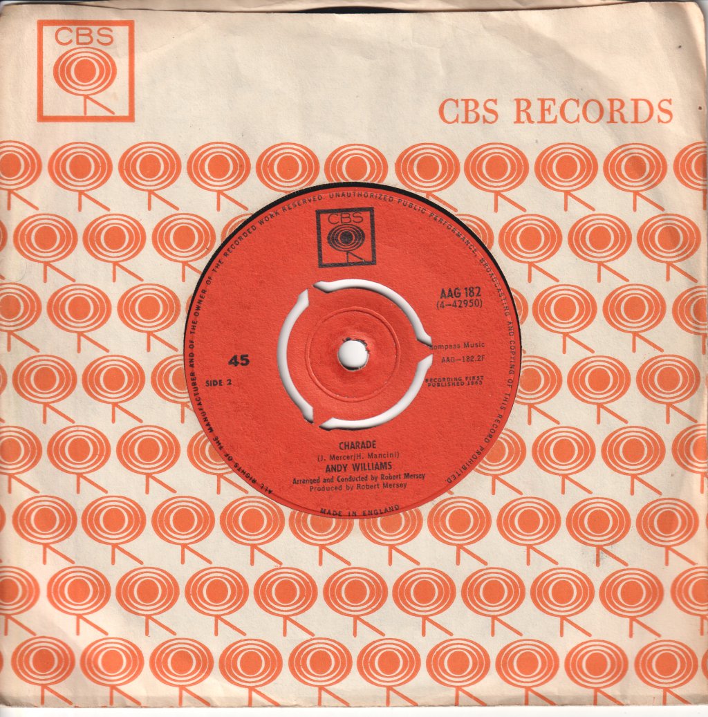 Andy Williams - A Fool Never Learns - 7 Inch