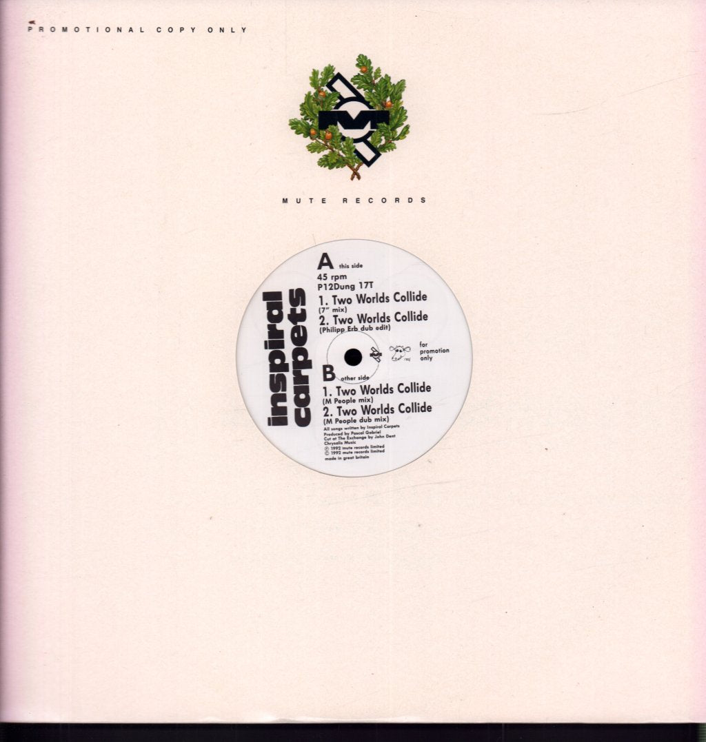 Inspiral Carpets - Two Worlds Collide - 12 Inch