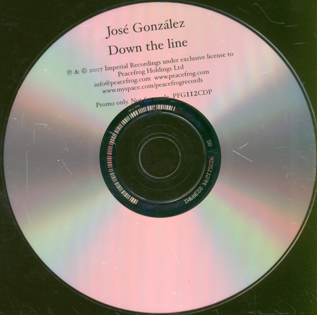 Jose Gonzalez - Down The Line - Cd