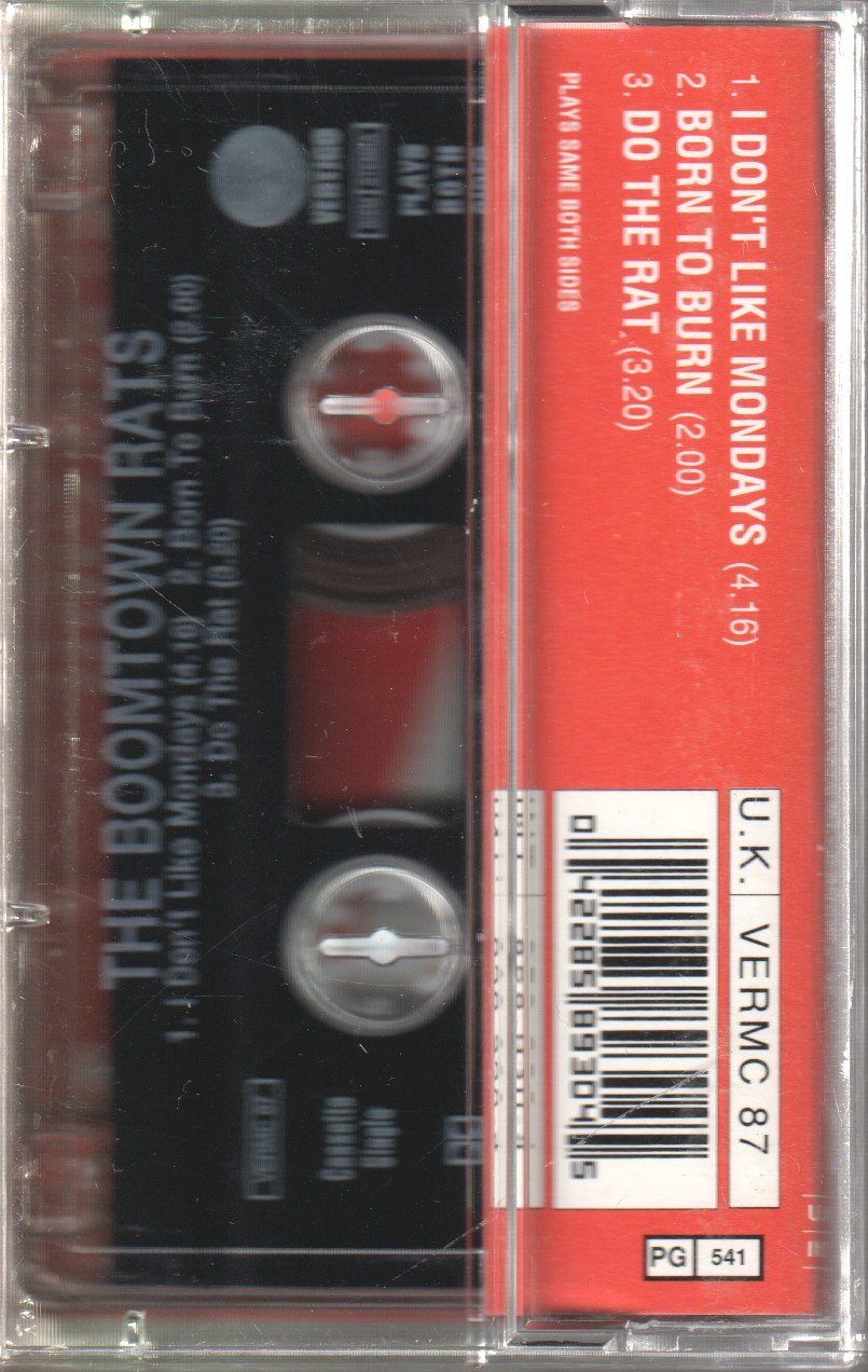 Boomtown Rats - I Don't Like Mondays - Cassette