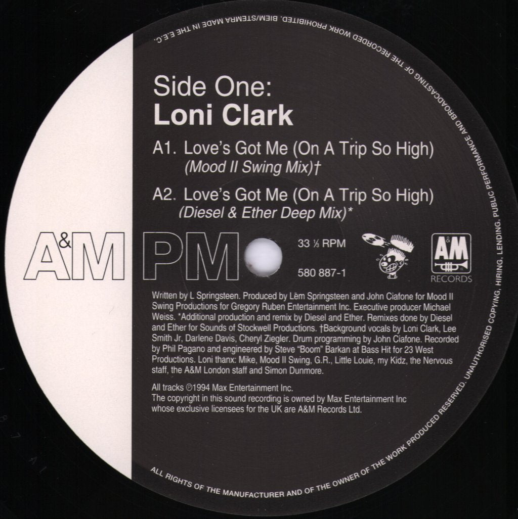 Loni Clark - Love's Got Me (On A Trip So High) - 12 Inch
