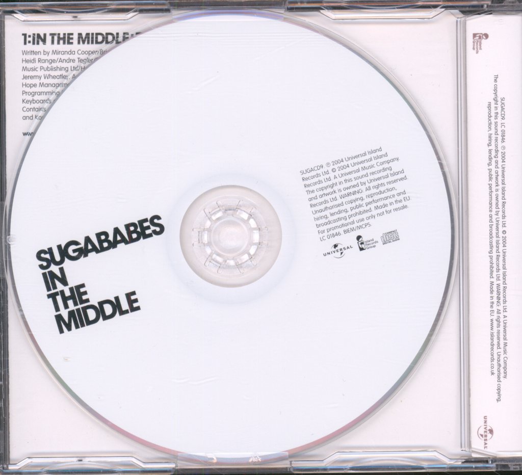 Sugababes - In The Middle - Cd
