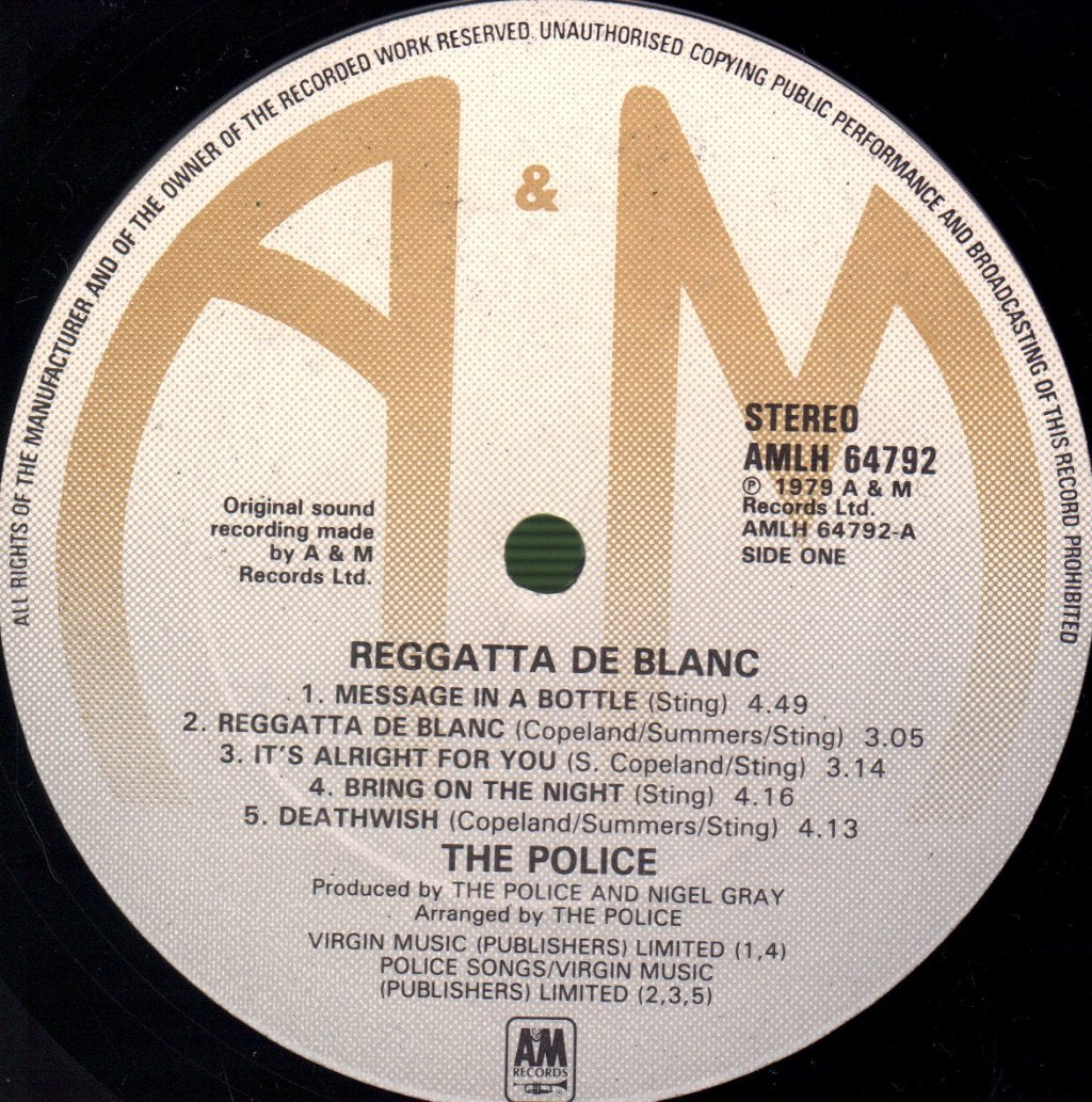 Police - Reggatta De Blanc - Lp