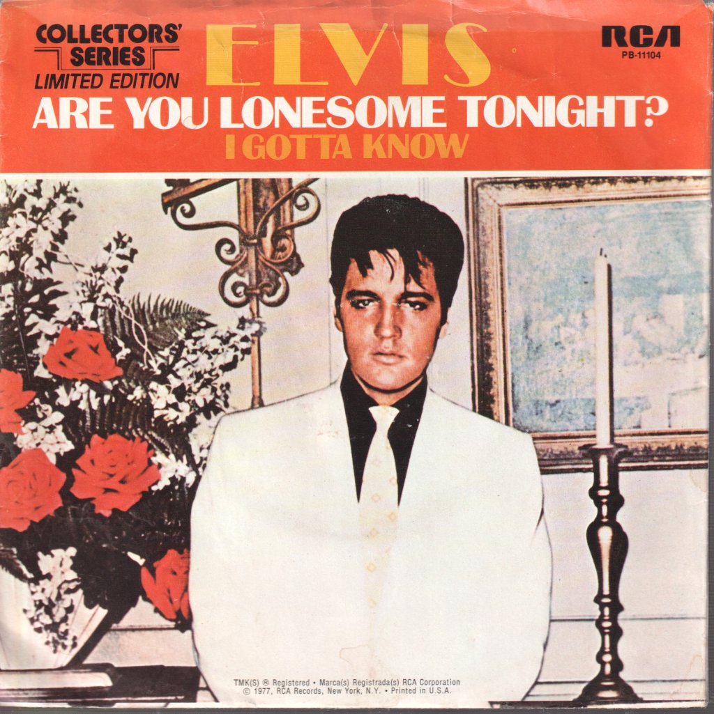 Elvis Presley - Are You Lonesome Tonight? - 7 Inch