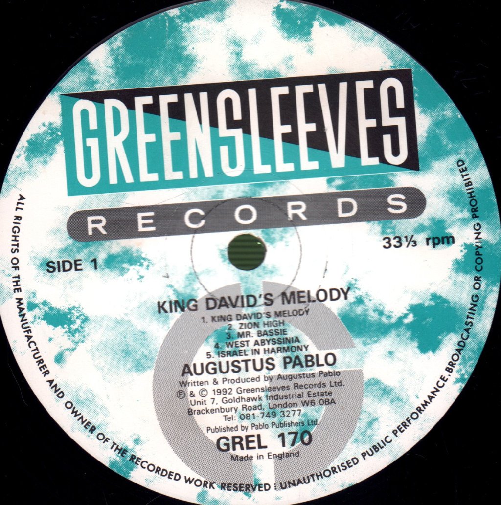 Augustus Pablo - King David's Melody - Lp