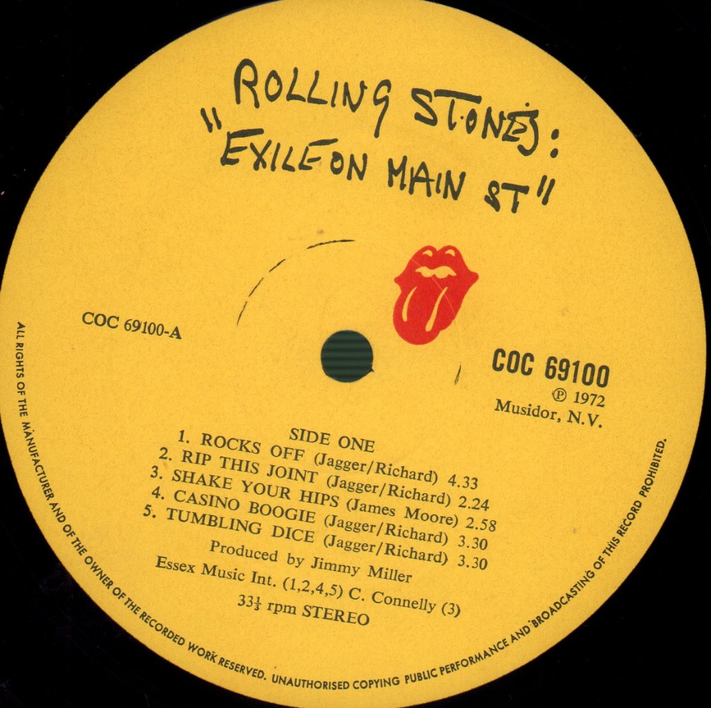 Rolling Stones - Exile On Main St. - Double Lp
