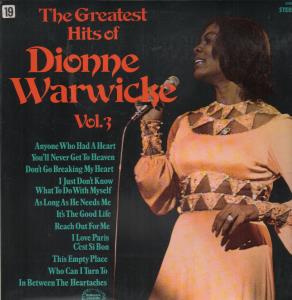 Dionne Warwicke (warwick) - Greatest Hits Of Vol 3 - Lp