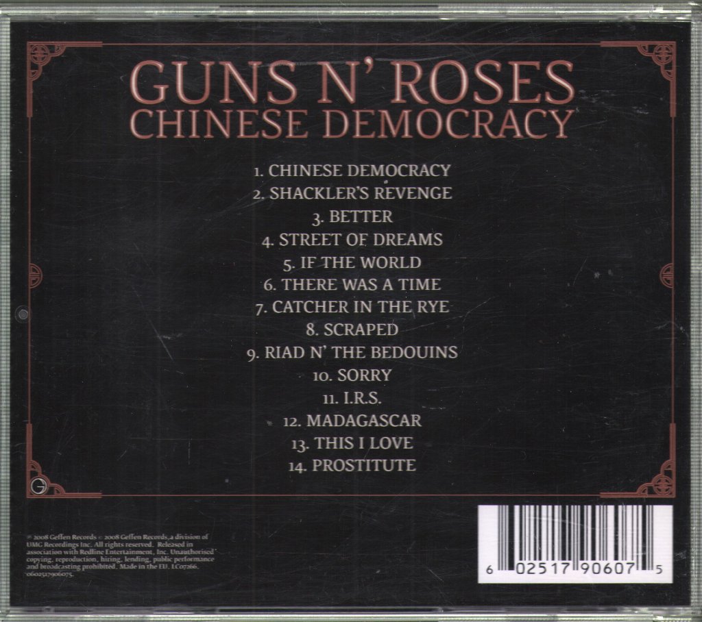 Guns N Roses - Chinese Democracy - Cd