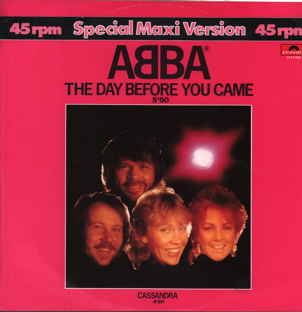 ABBA - Day Before You Came - 12 Inch