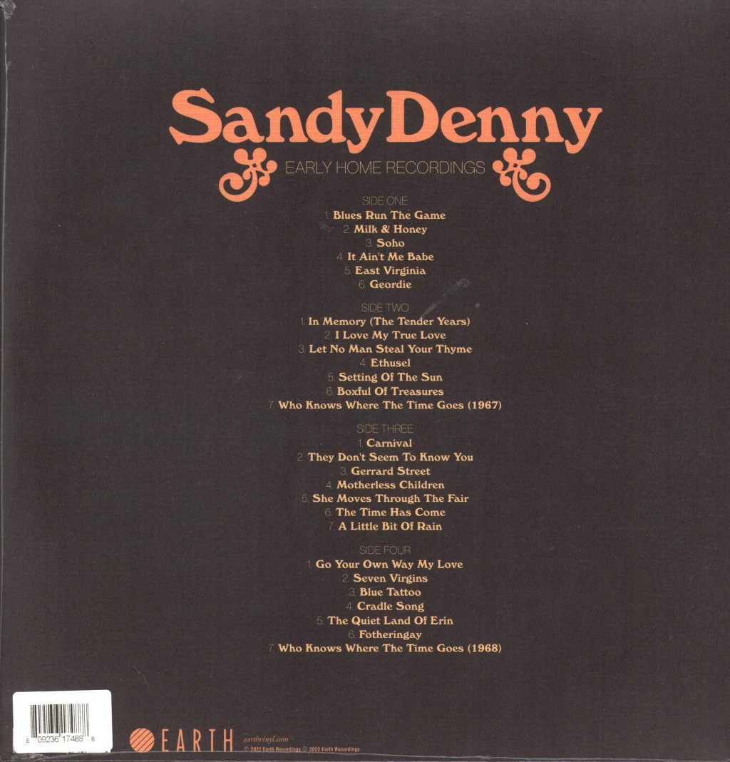 Sandy Denny - Early Home Recordings - Double Lp