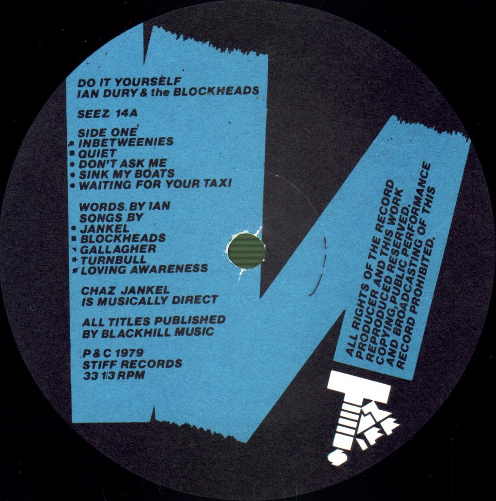 Ian Dury And The Blockheads - Do It Yourself - Lp