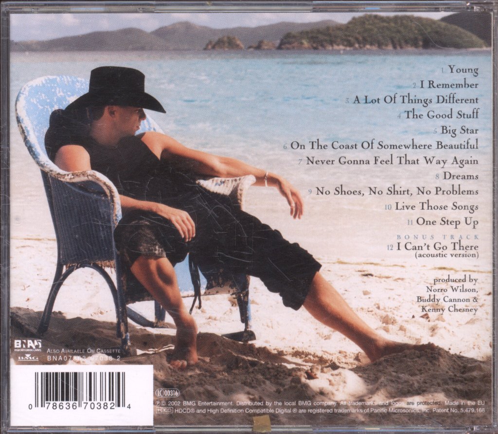 Kenny Chesney - No Shoes, No Shirt, No Problems - Cd