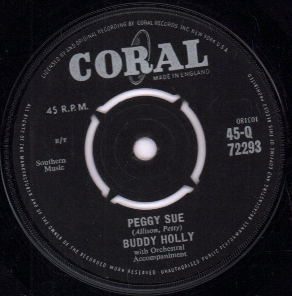 Buddy Holly - Peggy Sue - 7 Inch