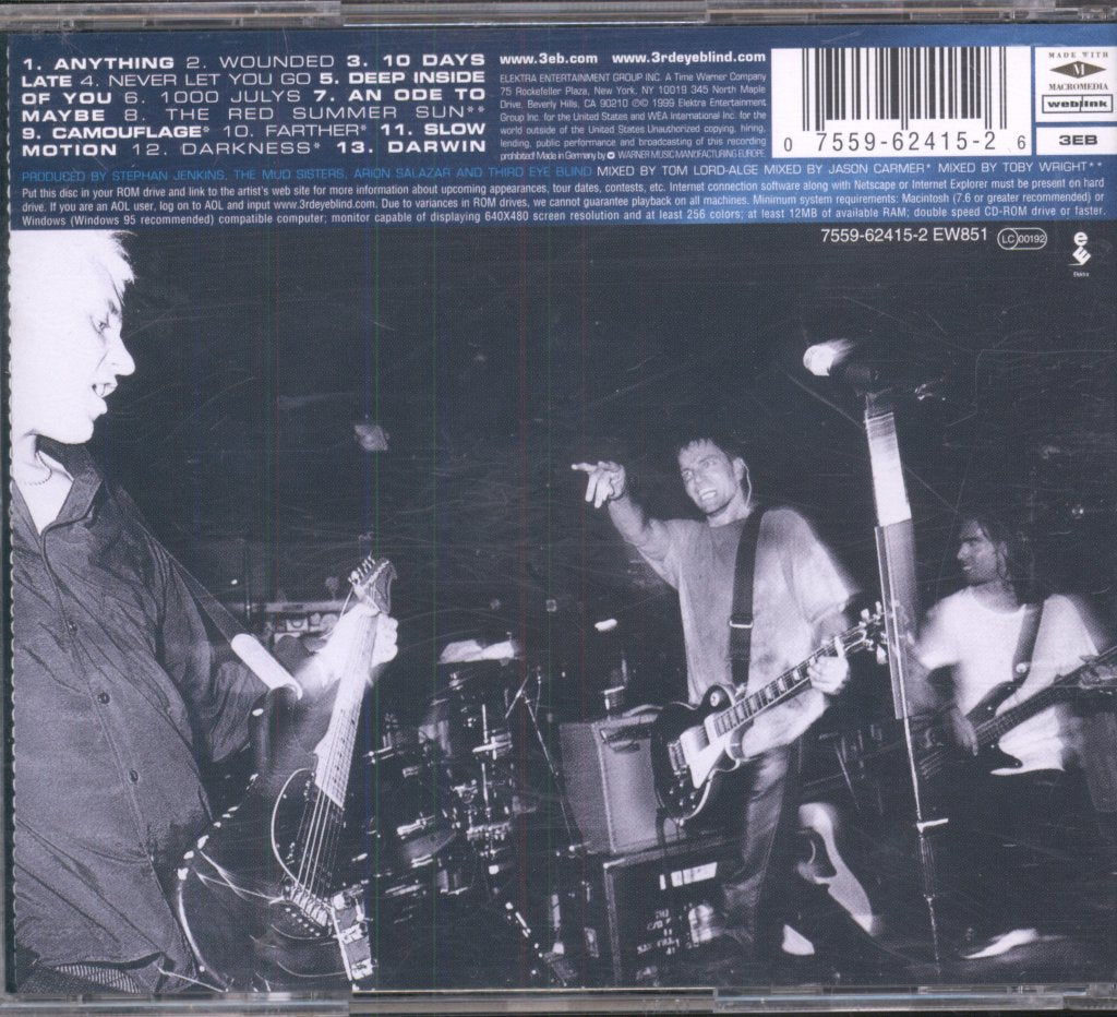 Third Eye Blind - Blue - Cd