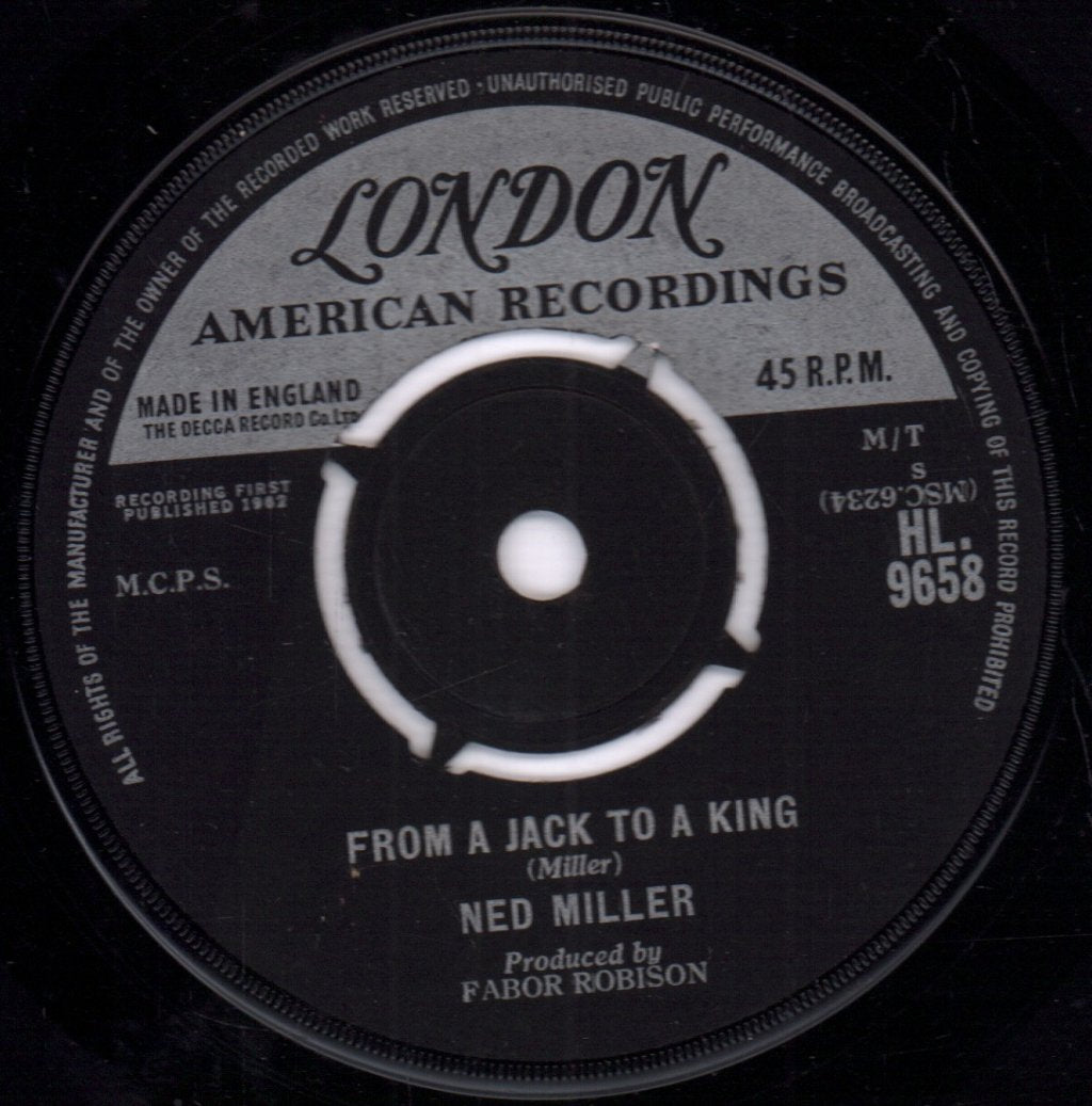 Ned Miller - From A Jack To A King - 7 Inch