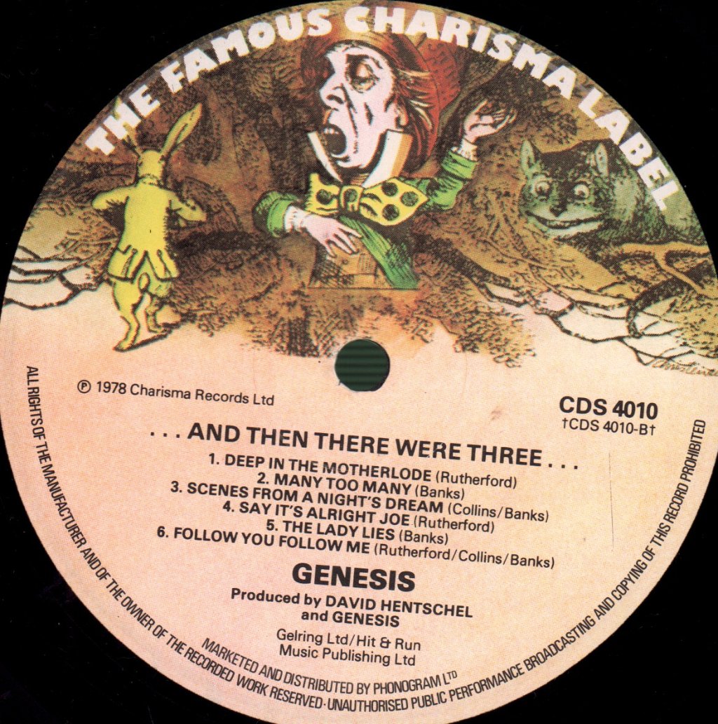 Genesis - And Then There Were Three - Lp