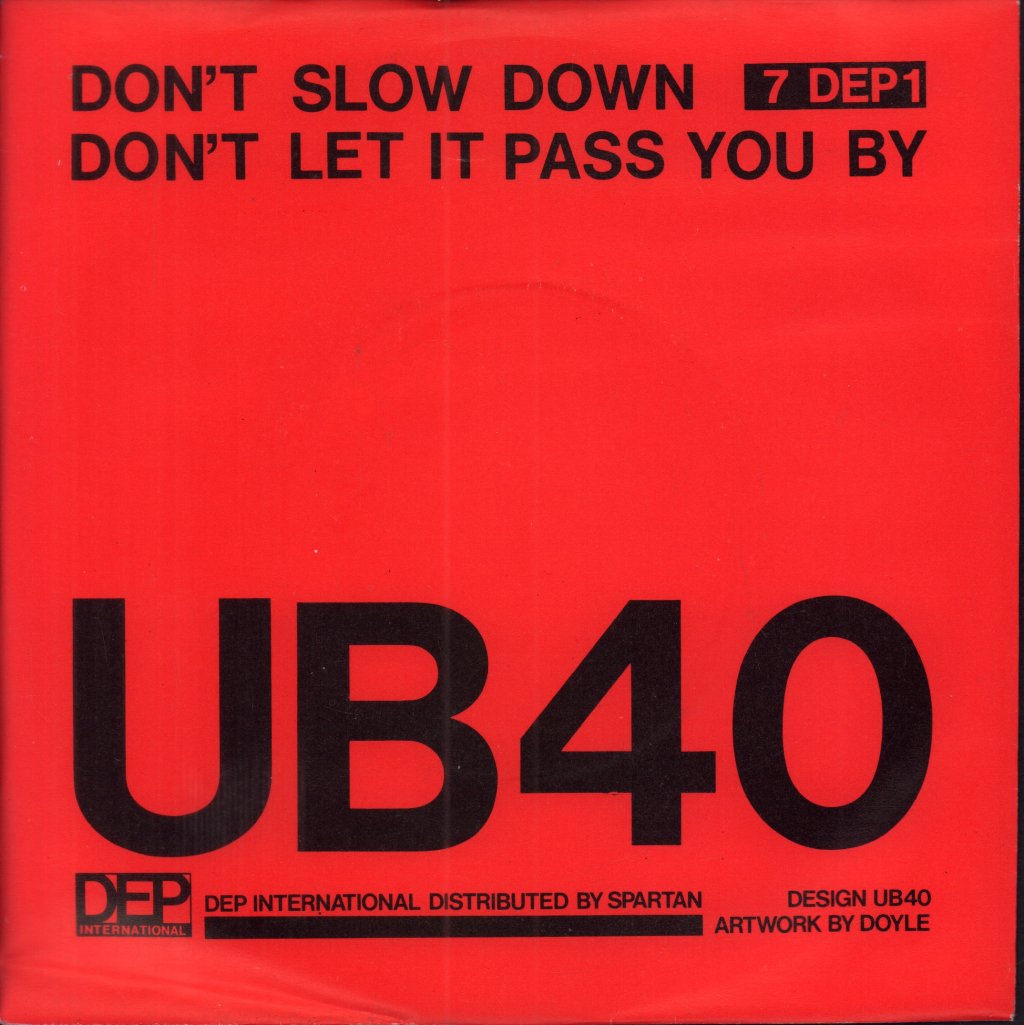 UB40 - Don't Slow Down - 7 Inch