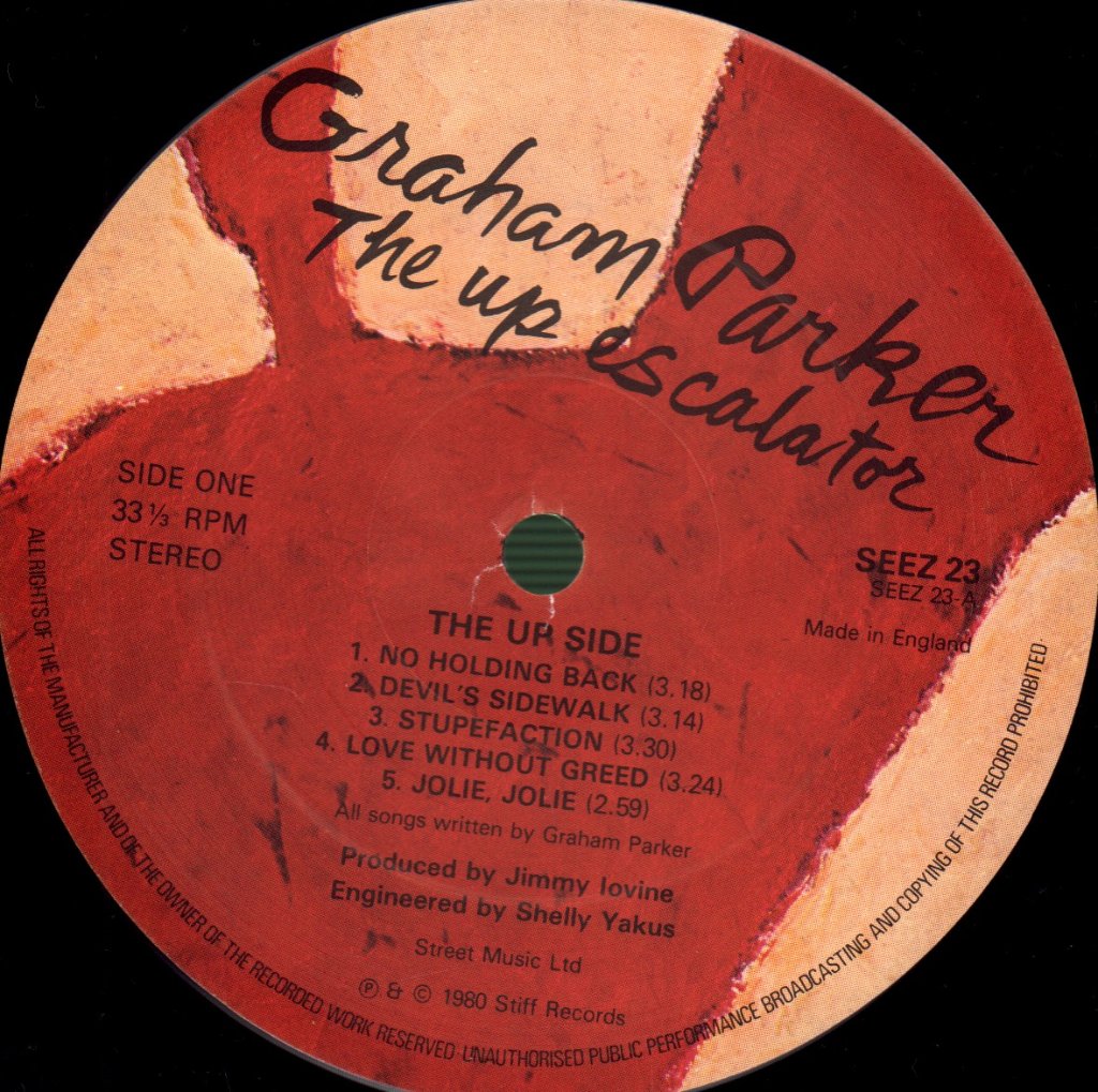 Graham Parker - Up Escalator - Lp