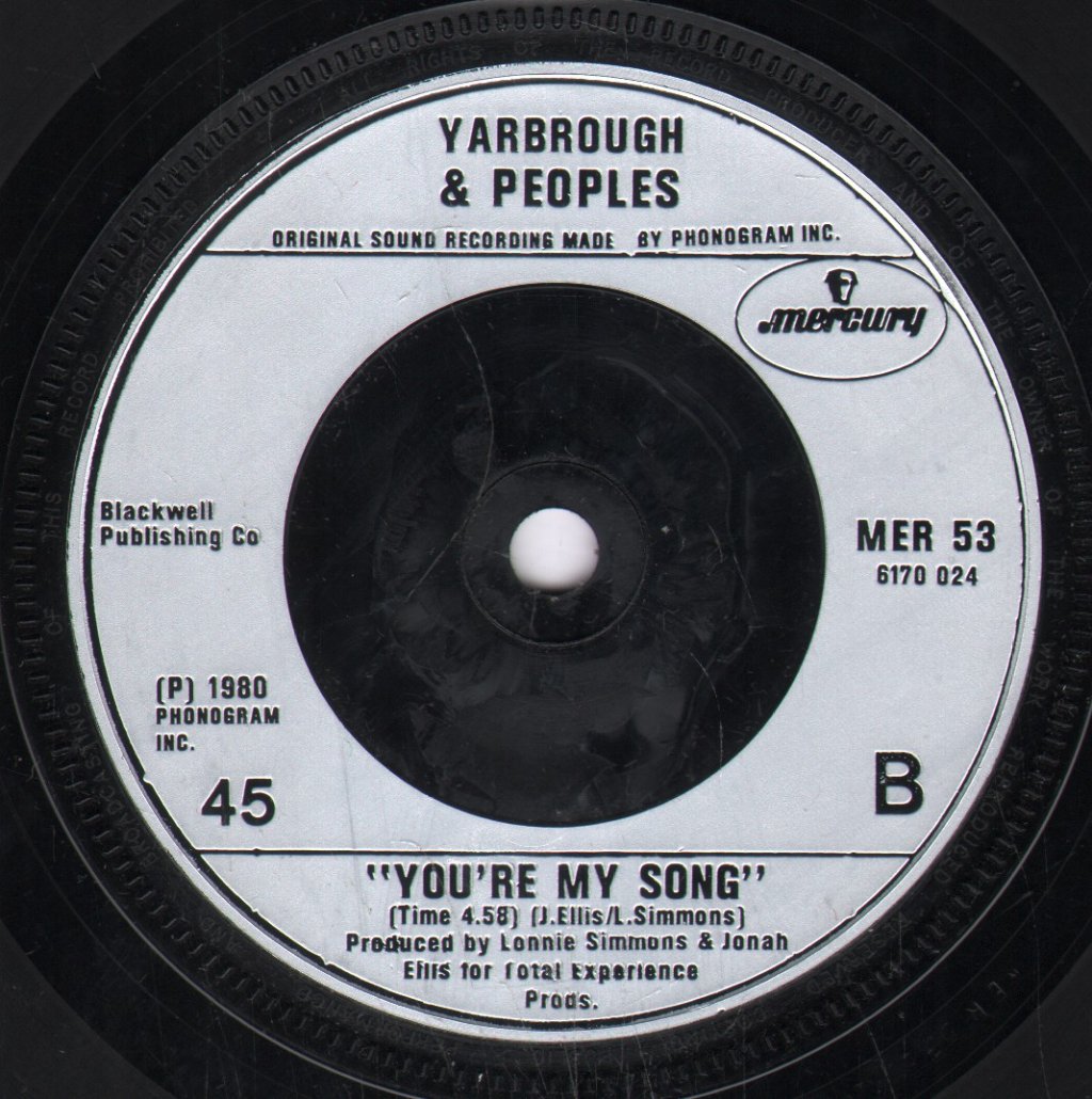 Yarbrough And Peoples - Don't Stop The Music - 7 Inch