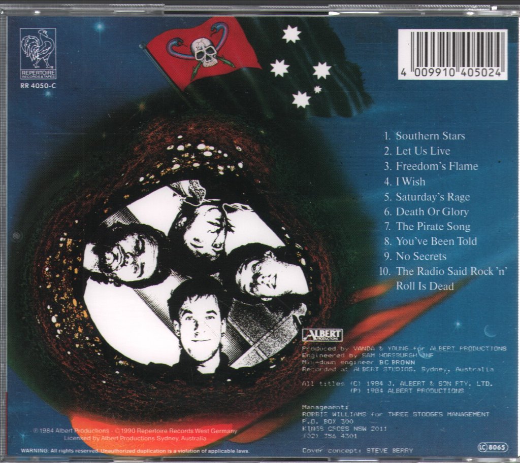 Rose Tattoo - Southern Stars - Cd