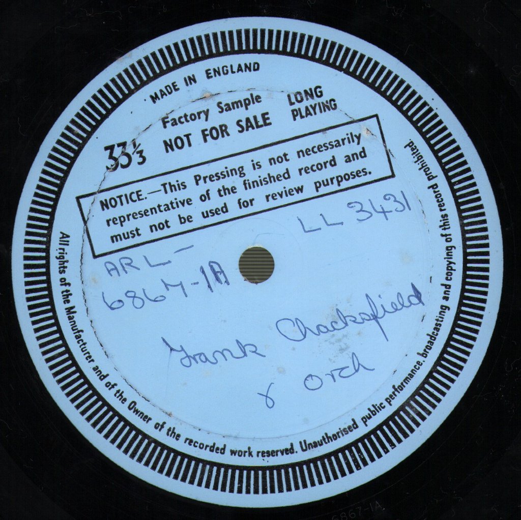 Frank Chacksfield And His Orchestra - New Limelight - Lp