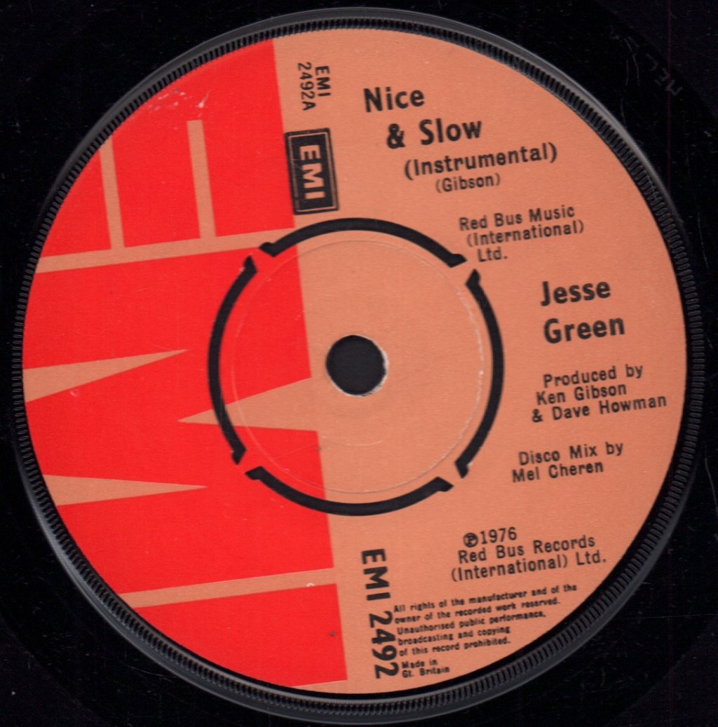 Jesse Green - Nice And Slow - 7 Inch