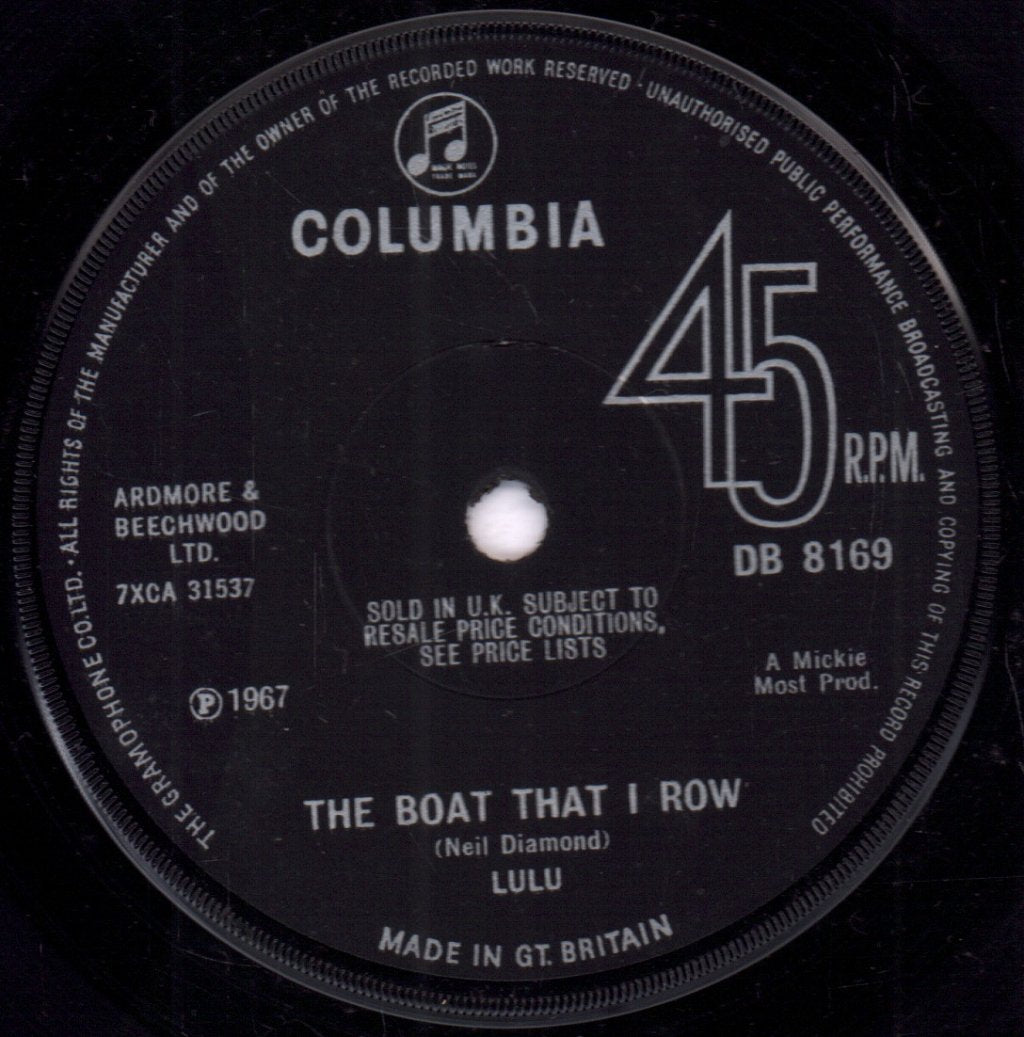 Lulu - Boat That I Row - 7 Inch