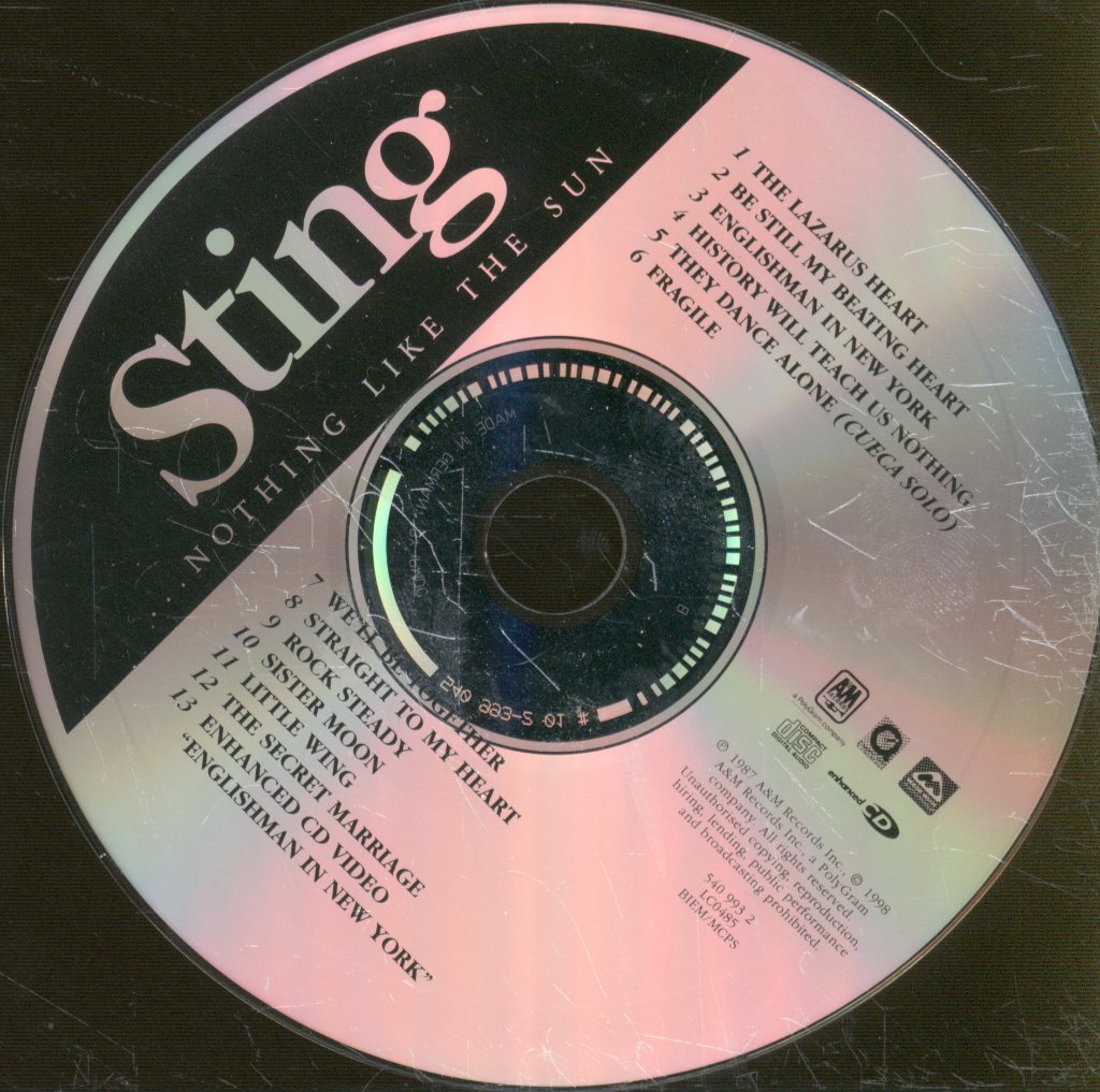 Sting - Nothing Like The Sun - Cd