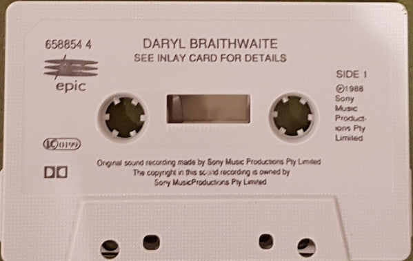 Daryl Braithwaite - As The Days Go By - Cassette