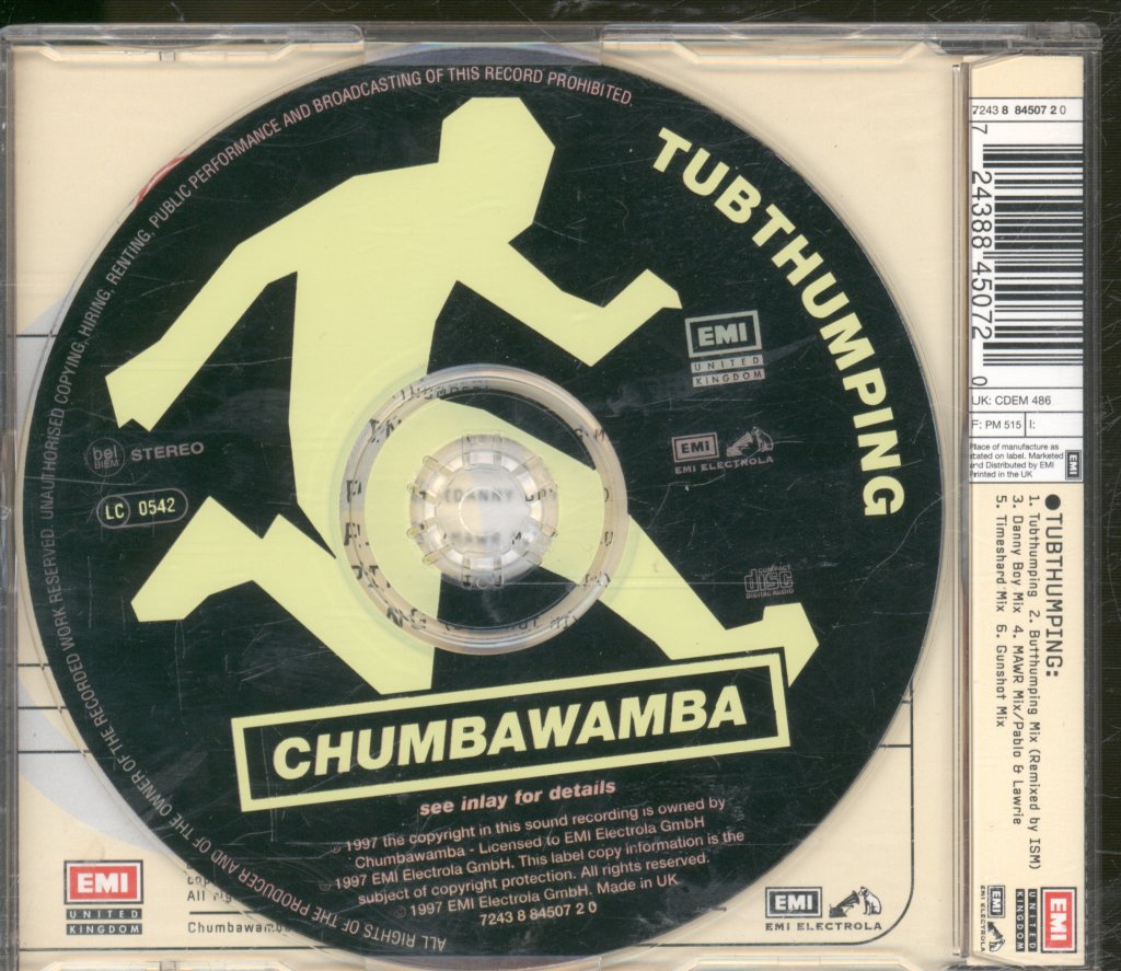 Chumbawamba - Tubthumping - Cd