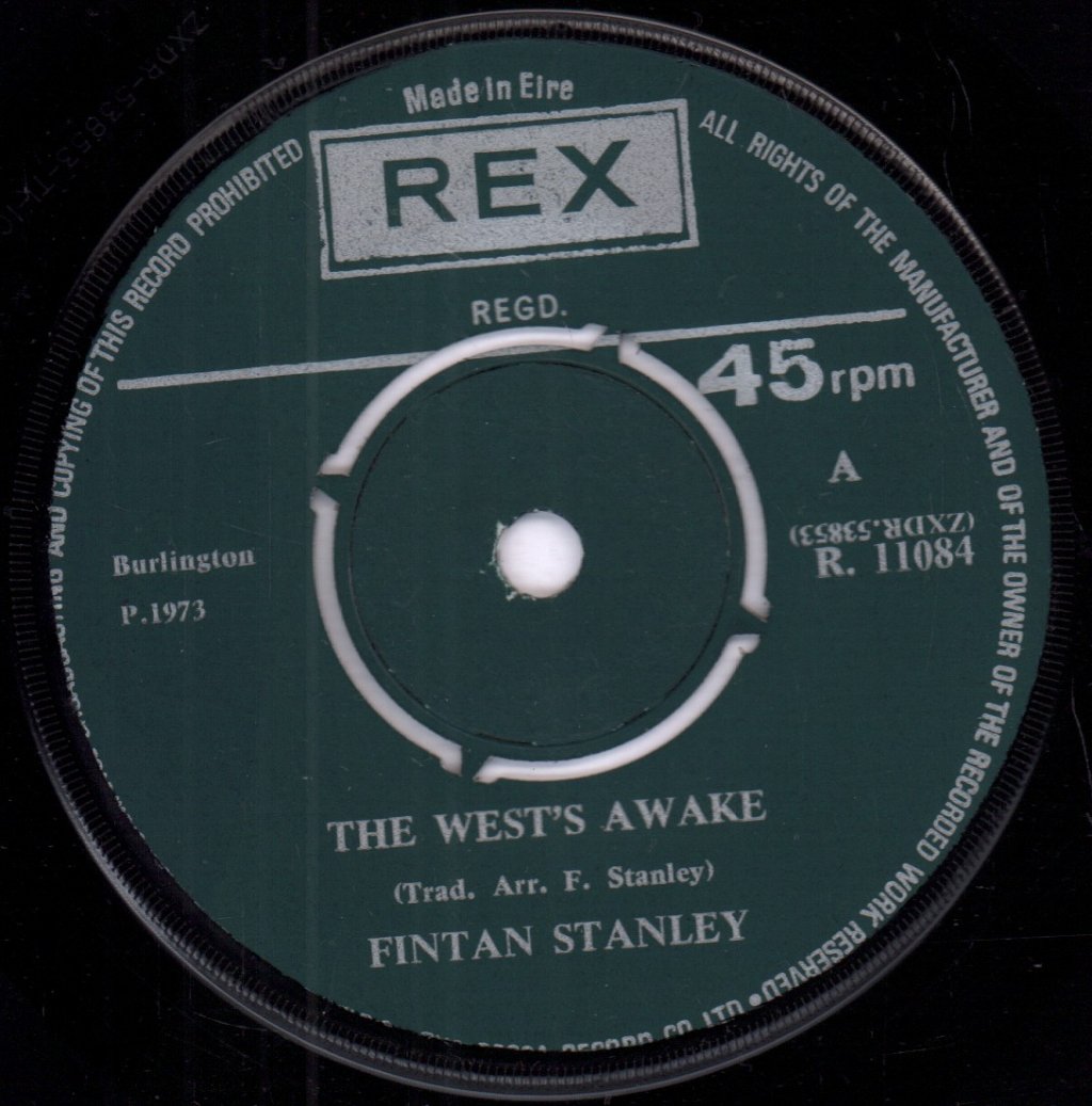 Fintan Stanley - West's Awake - 7 Inch