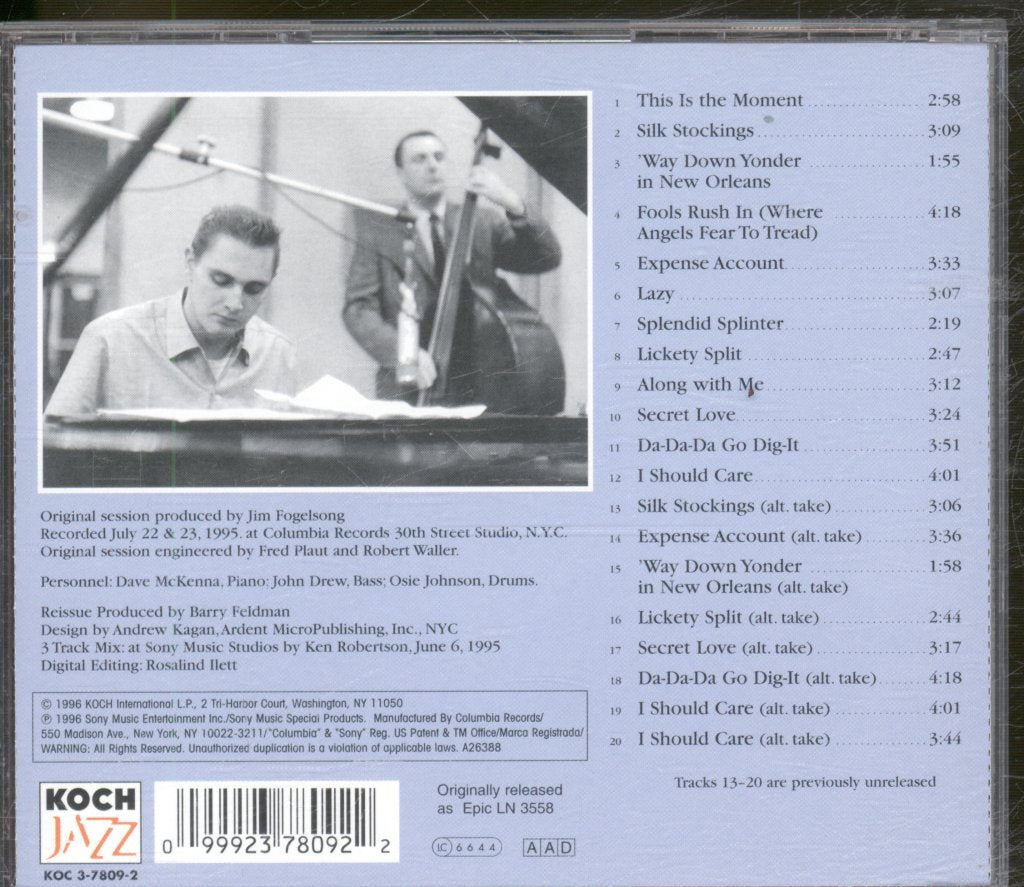 Dave Mckenna - Piano Scene Of Dave McKenna - Cd
