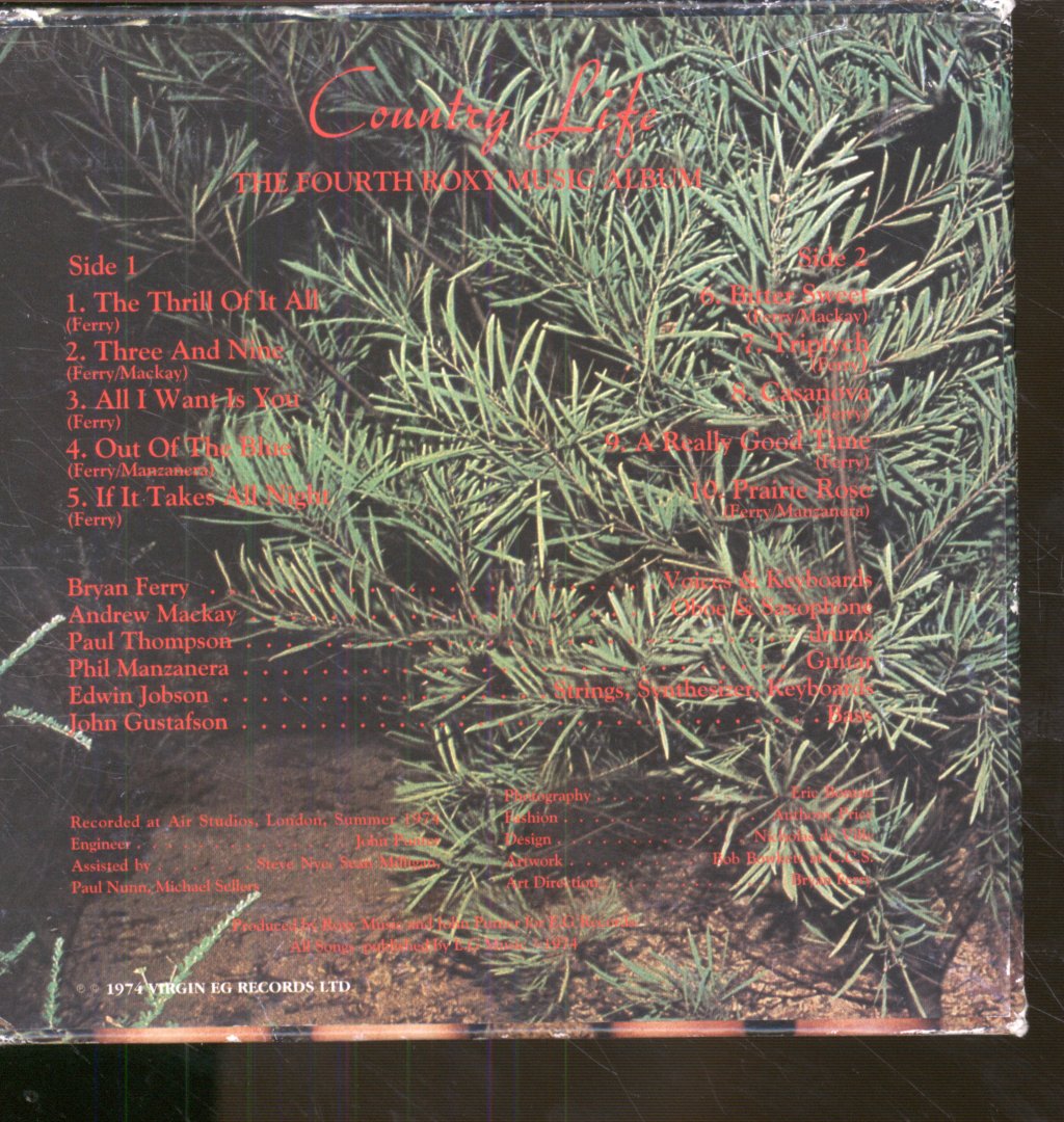 Roxy Music - Country Life - Cd