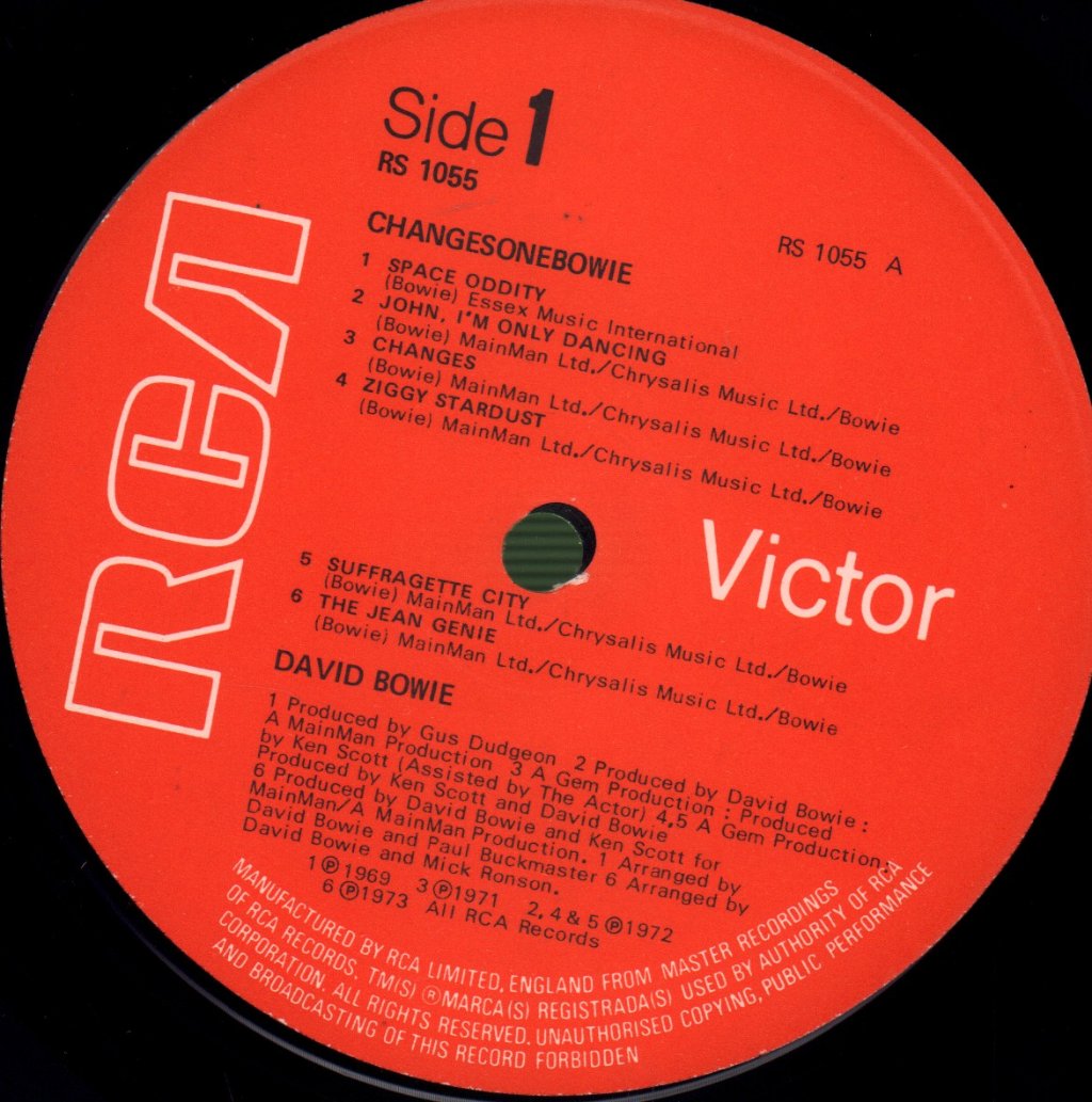 David Bowie - Changes One - Lp