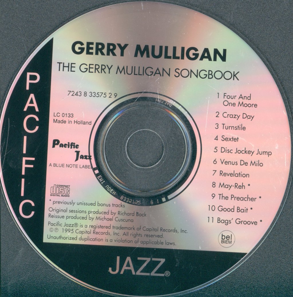 Gerry Mulligan And His Orchestra - Gerry Mulligan Songbook - Cd