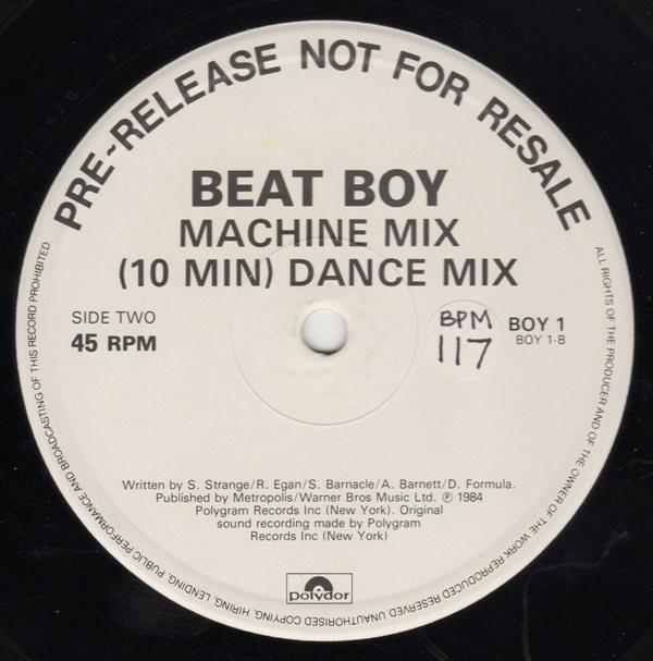 Visage - Beat Boy - 12 Inch