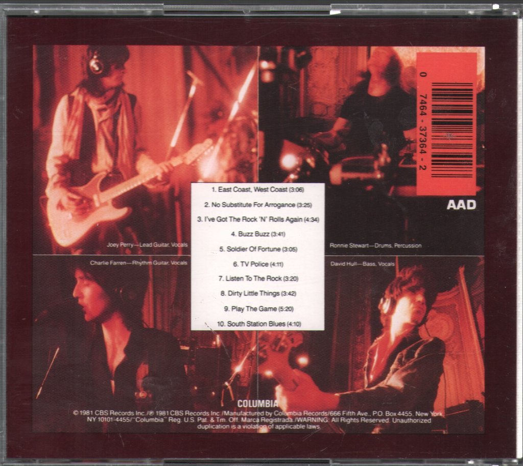 Joe Perry Project - I've Got The Rock 'N' Rolls Again - Cd