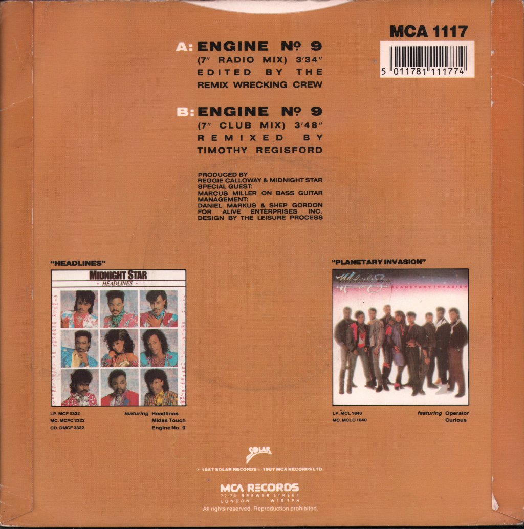 Midnight Star - Engine No 9 - 7 Inch